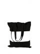 Sac Coton Noir avec bande blanche sublimable