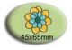 badges épingles ovales