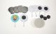 100 Badges crochets magnétiques - 58mm