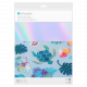 8 FEUILLES ADHESIVES IMPRIMABLES HOLOGRAPHIQUE
