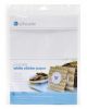 8 feuilles blanches adhésives imprimables