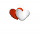 5 Housses pour coussins Coeur