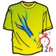Le Prêt-à-Presser Transfert Sérigraphique 2 couleurs EXPRESS -  72h + 24h de livraison