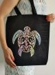 Sac en coton noir personnalisable