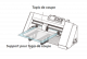 Support de découpe  pour plotter Graphtec CE-7000-40 & 60 